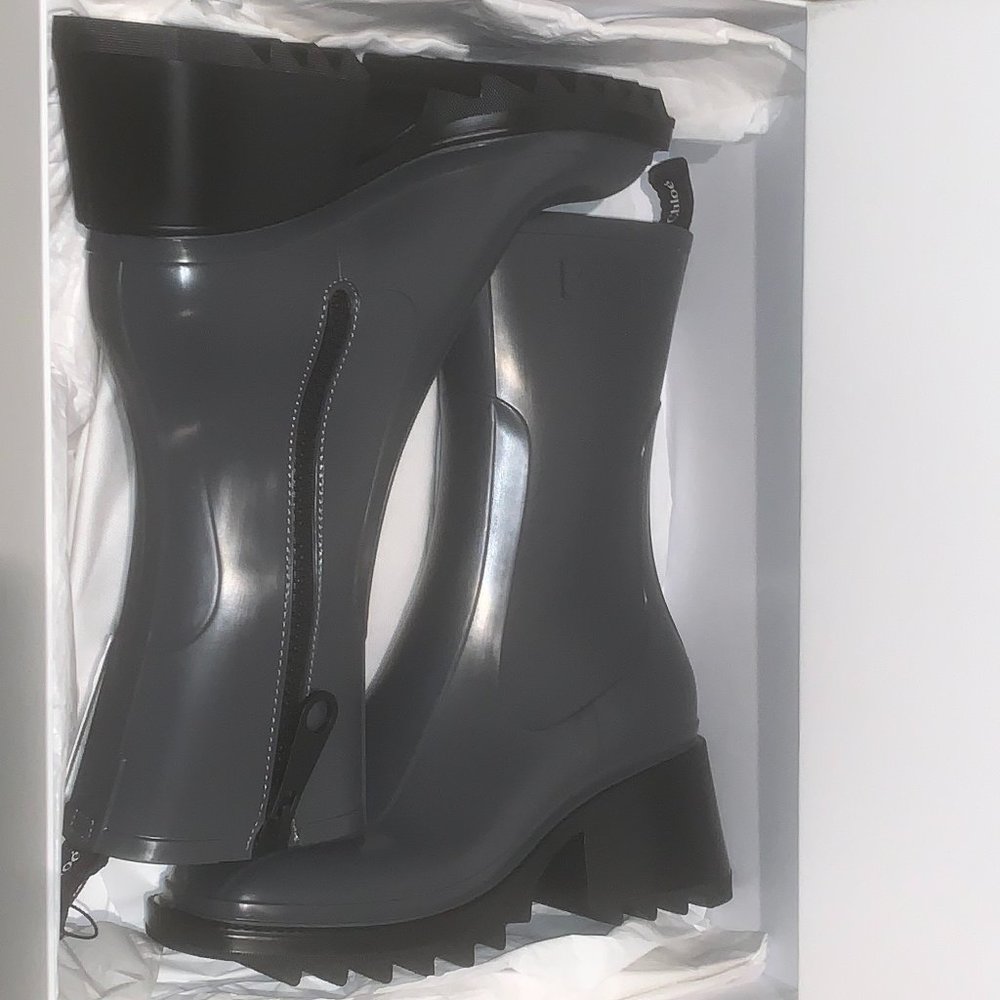 Chloé Platform Rain Boots